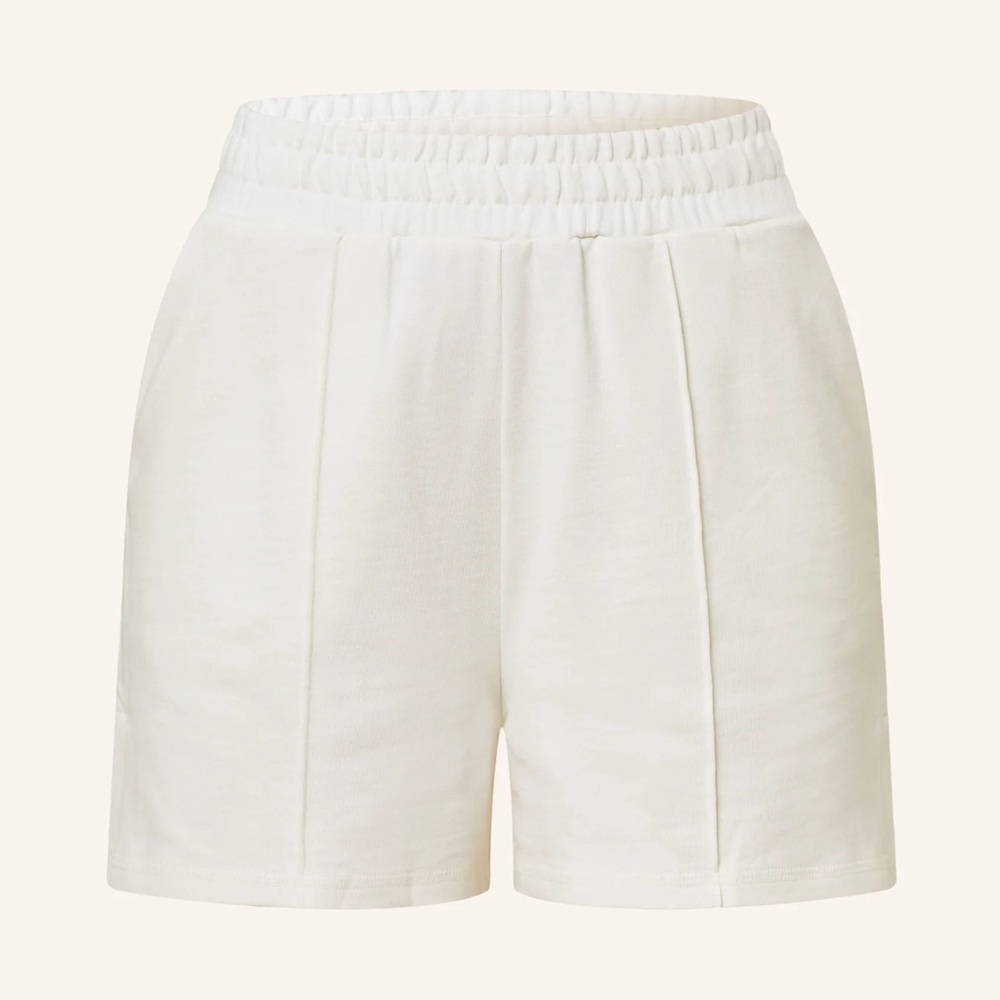 NWT Sweaty Betty After Class Sweat Shorts Size 14 Lily White Athleisure golf